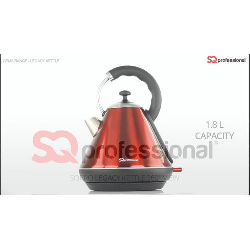 SQProfessionalLtd SQ Professional Gems 1.8L Stainless Steel Electric Kettle & Reviews Wayfair